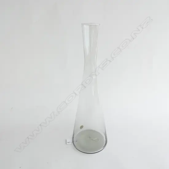 A tall Holmegaard glass carafe